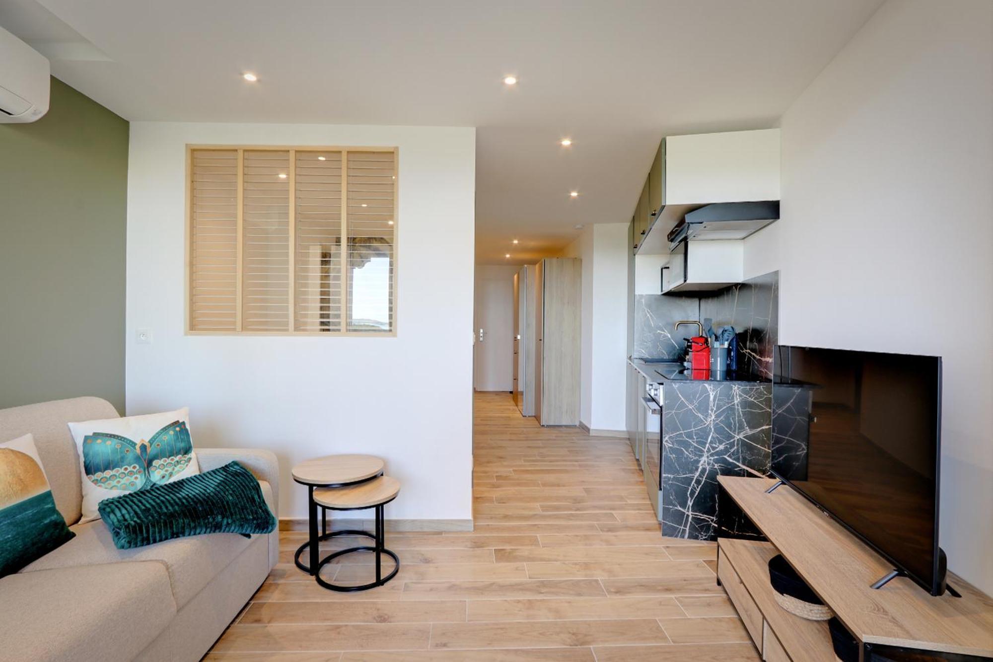 Appartement Cosy Climatise A 100M Des Plages 가신 외부 사진