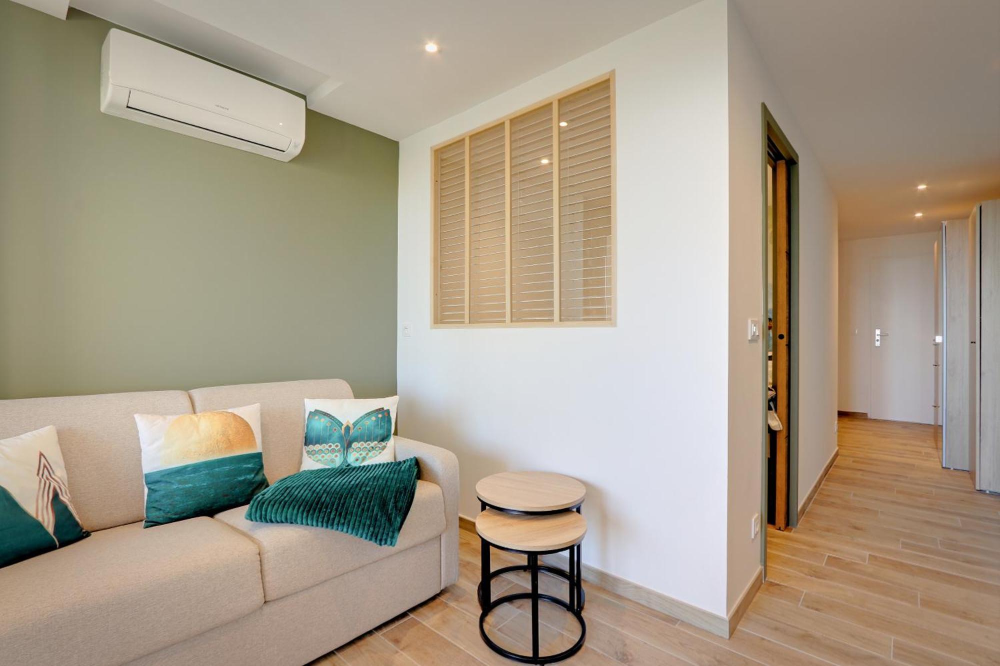 Appartement Cosy Climatise A 100M Des Plages 가신 외부 사진